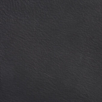 Dark gray leather texture with a pebbled grain, matte finish, and tonal variations; sample labeled “bellavista leather p3 c.05”.